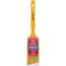 Wooster Paint Brush 1-1/2" W, 1-15/16" L China Bristle, Beaver Tail Handle, Amber Brown/Pearl Yellow 1233-1 1/2 - alternate 2