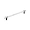 Amerock Carrione 10-1/16 inch 256mm Center-to-Center Marble White/Black Bronze Cabinet Pull BP36664MWBBR - alternate 1