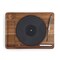 Picnic Time Family Of Brands Turntable Acacia and Slate Cheese Board with Knife 955-45-508-000-0 - alternate 3