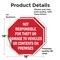 Signmission Not Responsible for Theft or Damage, 18 inch X 18 inch, Vinyl Decal, 2PK OC-D-2PACK-18-106 - alternate 2