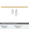 Amerock Monument 10-1/16 inch 256mm Center-to-Center Champagne Bronze Cabinet Pull BP36910CZ - alternate 3