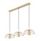 Z-Lite Valencia Modern Gold 3 Light Linear Chandelier 623P16-3L-MGLD - alternate 3