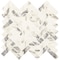 Daltile Eclessia Marble Natural Stone Herringbone Mosaic Honed, 10.70 SQFT Per Carton, 10PK M34713HERRMSHN - alternate 1