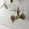 Kingston Brass Wall Mount Pot Filler Faucet, Polished Brass KS2102CG - alternate 2