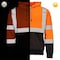 Dome75 Hi-Vis Pullover Hoodie, ANSI/ISEA 107-2020 Class 3, Polyester, Hi-Vis Orange/Black Bottom, SM DHP1632 - alternate 2