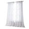 Homeroots 84” Charcoal Trellis Pattern Embroidered Window Curtain Panel 473338 - alternate 2