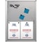 M&T Displays Universal Magnetic Showboard 4x8.5x11 Inch, Aluminum Silver Lockable Noticeboard USBN5004A4X2000 - alternate 1