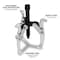 Performance Tool 4 in. 3-Jaw Gear Puller, Heat Treated, Drop Forged, Zinc Plated W136P - alternate 2