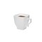 Smarty Had A Party 8 oz. White Square Plastic Coffee Mugs (192 Mugs), 192PK 6934W-CASE - alternate 3