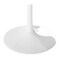 Homeroots 36" White Fiberglass And Metal Dining Table 520859 - alternate 3