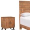 Homeroots Three Piece Brown Solid Wood Bedroom Set 636248 - alternate 5