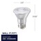 Bulbrite 50-Watt Equivalent Dimmable Flood PAR20 Medium E26 LED Light Bulb, 3000K, 6PK 861717 - alternate 4
