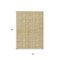 Homeroots 5' X 8' Wheat Gold And Gray Striped Washable Indoor Outdoor Area Rug 615105 - alternate 5