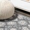 Jonathan Y Gallia Tile Trellis High-Low Light Gray/Ivory 2 ft. x 8 ft. Indoor/Outdoor Runner Rug AMC107A-28 - alternate 3