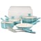 Spice By Tia Mowry 10 Piece Ceramic Nonstick Aluminum Cookware Set in Mint 87070.10R - alternate 1