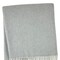 Homeroots 55" X 70" Light Gray And White Herringbone Cotton And Microfiber Woven Throw Blanket with Fringe 633086 - alternate 2
