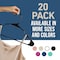 Lifemaster Heavy-Duty Plastic Hangers, Non-Slip, Space-Saving, Holds 5 lbs, Black, 20PK LMPLCBK20 - alternate 3