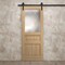 Sartodoors Modern Barn Door 18 x 96 inches, Ego 5011 Natural Oak, 6.6FT Rail Track Heavy Hardware Set, Solid EGO5011BD-B-SNA-1896 - alternate 3