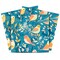 Homeroots 12" x 12" Blue And Yellow Vinyl Arabesque Peel And Stick Removable Tiles 571219 - alternate 2