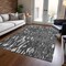Homeroots 5' X 8' Gray And Ivory Abstract Washable Indoor Outdoor Area Rug 612666 - alternate 2