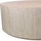Homeroots 48" Natural Solid Wood Round Distressed Coffee Table 569552 - alternate 5