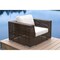 Hospitality Rattan Patio Soho Lounge Chair with Cushion 903-1323-JBP-C - alternate 2