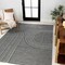 Jonathan Y Zephyr Mid-Century Modern Arch Stripe Reversible Machine-Washable Cream/Beige 8ft x 10ft Area Rug SVH106A-8 - alternate 4