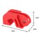 Panduit Circuit Breaker Lockout, Nylon, Red, 2.05 inx0.75 in, PK1 PSL-CB - alternate 2