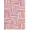 Homeroots 8' X 10' Blush Ivory And Orange Geometric Washable Indoor Outdoor Area Rug 598247 - alternate 5