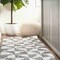 Jonathan Y Alcudia Geometric Shag Beige/Dark Gray 2 ft. x 8 ft. Runner Rug SHG100A-28 - alternate 1