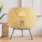 Jonathan Y Palma 10.75" Bohemian Rustic Iron/Rattan LED Mini Table Lamp with Smart Bulb, Black/Brown JYL4042A - alternate 4