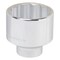 Vulcan Drive Socket, 60 mm Socket, 3/4 in Drive, 12-Point, Chrome Vanadium Steel, Chrome MT-SM6060 - alternate 1