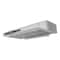 Anzzi 36-Inch 600 CFM 4-Speed Stainless Steel Under Cabinet Convertible Residential Range Hood RH-AZ0391TSS - alternate 1