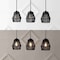 Jonathan Y Ibiza Island 30" 3-Light Woven Rope/Metal Bohemian Coastal LED Linear Pendant, Black JYL1124B - alternate 4