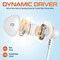 Delton USB Wired Computer Headset/Headphone with Microphone, White 10E - alternate 3