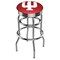 Holland Bar Stool Co 30" Chrome 2-Ring Indiana Swivel Bar Stool, Accent Ring L7C3C30IndnaU - alternate 1