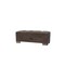 Homeroots 50" Brown Tufted Microfiber Storage Ottoman 608875 - alternate 2