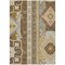 Homeroots 9' X 12' Brown Beige And Ivory Aztec Washable Indoor Outdoor Area Rug 598464 - alternate 2