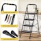 Wrightmaster 4.2 ft. Metal Lightweight Step Ladder, 9 ft. Reach, with Safety Lock Design 800 lb. Load Capacity ZOR-WK24-4-DF - alternate 3