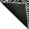 Homeroots 9' X 12' Black And Ivory Abstract Washable Indoor Outdoor Area Rug 599692 - alternate 3