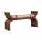 Homeroots 47in Brown Solid Wood Storage Bench With Cabinet 718246 - alternate 4
