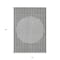 Homeroots 10' X 14' Gray And Ivory Striped Washable Indoor Outdoor Area Rug 597168 - alternate 3