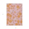 Homeroots 9' X 12' Pink And Copper Floral Washable Indoor Outdoor Area Rug 600040 - alternate 3