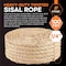 Xpose Safety Sisal Rope 1/4inx100ft SR14-100-X - alternate 3