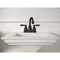 Moen Banbury 2-Handle Lever High Arc Centerset Bathroom Faucet with Push-Down Matte Black 84943BL - alternate 1