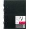 Canson Artist Series Sketch Art Book, Black Cover, Wire Binding, 80 Sheet, 9x12 inch C100510429-03 - alternate 1