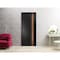 Sartodoors Slab Barn Door Panel Planum 1010 Black 42x84 Solid Core Modern Interior PLANUM1010S-BLK-4284 - alternate 2