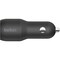 Belkin Boost Up Charge Dual Port Usb A Car Charger 24w With Apple Lightning Cable 3ft, Black CCD001BT1MBK - alternate 3