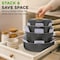 Nutrichef 14-Piece Non-Stick Ceramic Cookware Set NCCWST14WDBK - alternate 2