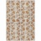 Homeroots 10' X 14' Copper And Ivory Abstract Washable Indoor Outdoor Area Rug 614154 - alternate 1